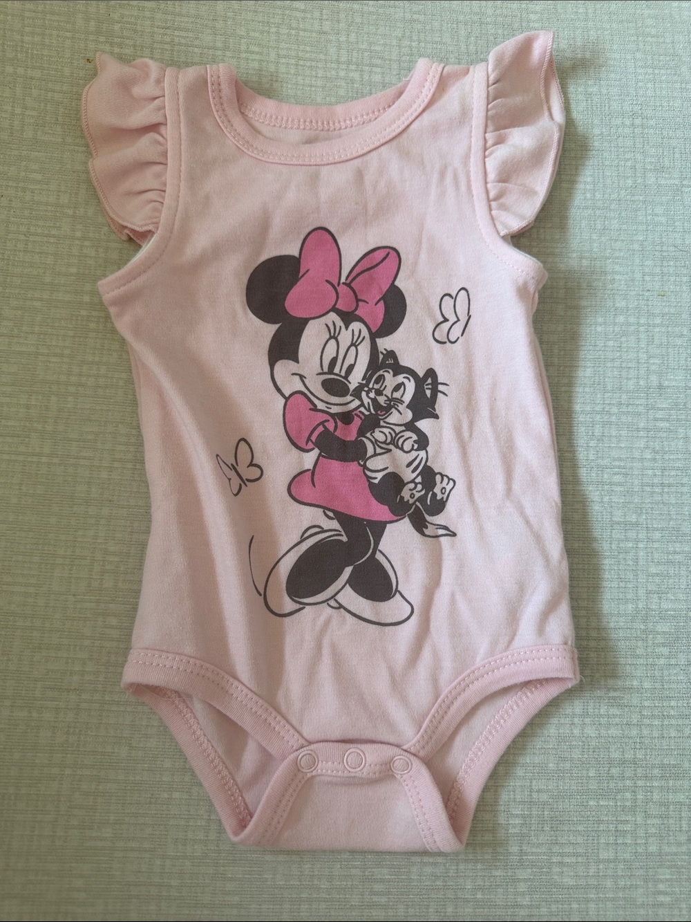 Disney Pink Minnie Mouse Graphic Bodysuit